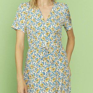 NWOT Floral HVN Mini Rosemary Dress